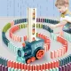 多米诺训练儿童积木60块游戏模拟声音自动玩具拼图幼儿玩具积木游戏生日礼物