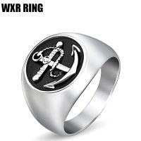 WXR RING ใหม่บุคลิกภาพR etroเงินเรือโจรสลัดแหวนเครื่องประดับแหวนผู้ชาย