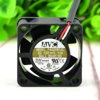 AVC 12V 0.10A 4020สวิตช์ F4020B12L 1U แชสซี4ซม. Ball Ultra Quiet Fan