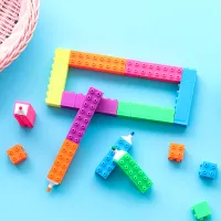 6 pcs Mini Building Up Block ปากกา ปากกาเน้นข้อความสี ปากกามาร์กเกอร์ การเขียนรูปวาด ของขวัญเด็ก เครื่องเขียน อุปกรณ์สำนักงาน โรงเรียน A6201-zptcm3861