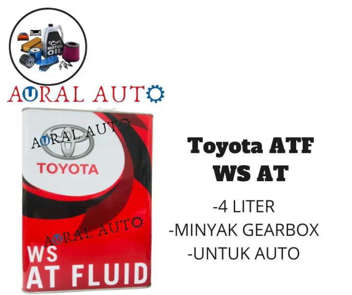 Vios Altis Camry Hilux GUN125 Toyota ATF WS Auto Gear Oil 4L GearBox