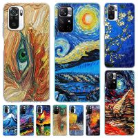 Van Gogh Oil Painting Case for Xiaomi Redmi Note 11 10 9S K40 11E 9 10S 8 12 Pro Plus 8T 9T 7A 10C 11T 5G 9A 9C TPU Phone Cover Drawing Painting Suppl