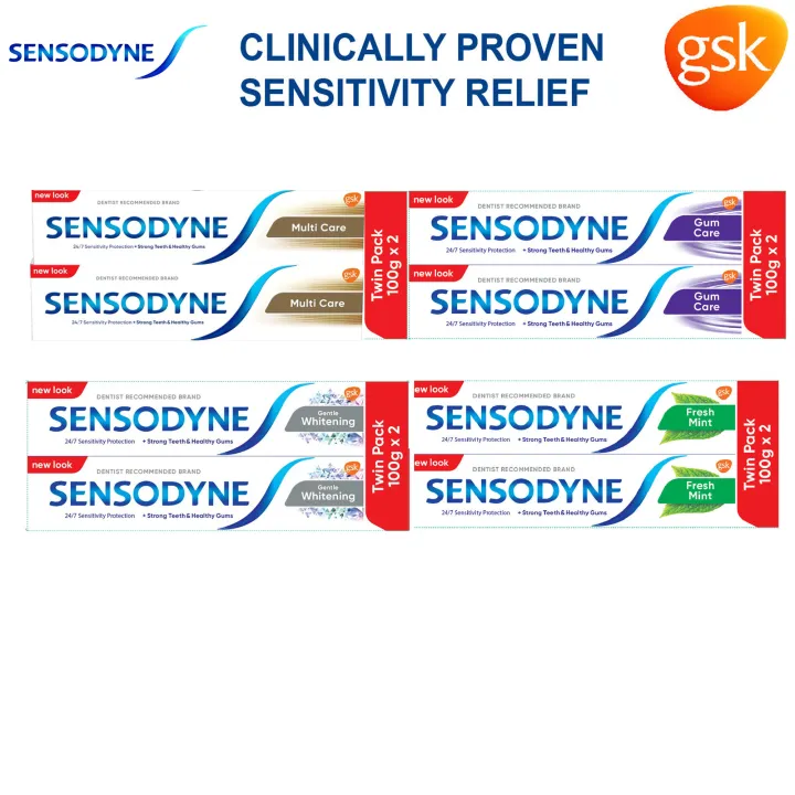 SENSODYNE TOOTHPASTE 2X100G / UBAT GIGI SENSODYNE 2X100G Lazada