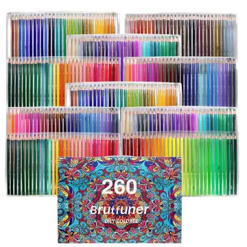 Brutfuner NEW 72/120Colors Oily Color Pencils Square Trendy Pastel