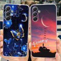 สำหรับ Samsung Galaxy A25เคส5G SM-A256B เคสสำหรับซัมซุงโทรศัพท์ฝาหลังรูปการ์ตูนผีเสื้อน่ารัก A25ปลอกอ่อน25 GalaxyA25