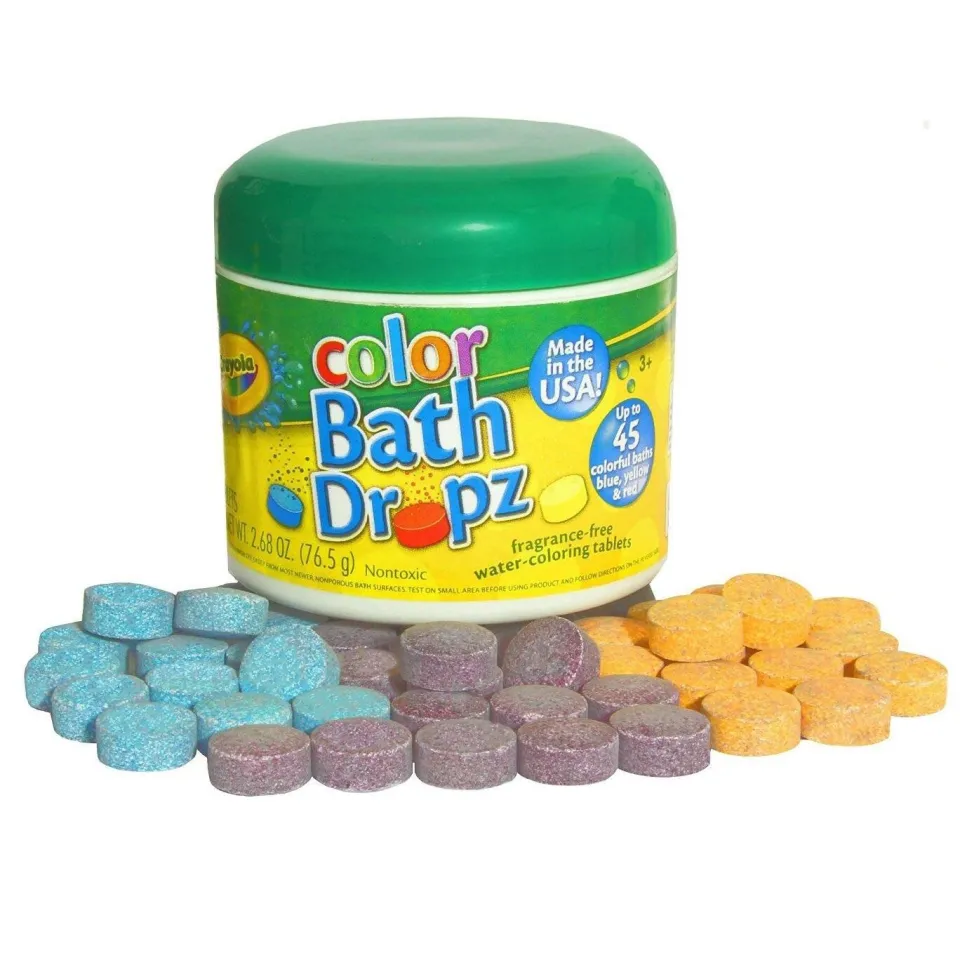 Crayola Color Bath Dropz 60 Tablets - Multicoloured for sale online