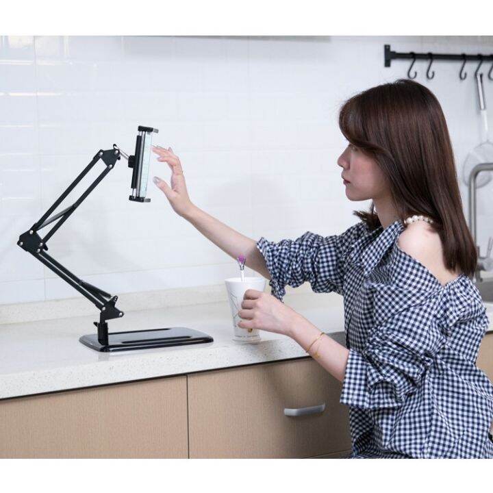 ขาตั้งipad-ขาตั้งtablet-tablet-tripod-floor-stand-table-ปรับได้-360องศาใช้กับ-tablet-ipad-ปรับระดับได้-70-140-ซ-ม