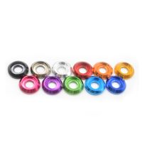 5pcs M2 M2.5 M3 aluminum alloy fisheye washers decoration colored anodizing gaskets cup hole screw washer meson gasket