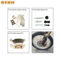 OTOM Motocross Front Brake Caliper Repair Kit Hoof Spring Sheet Heat Shield Braking Pump Shoe For Nissin HONDA CR125R CRF450X