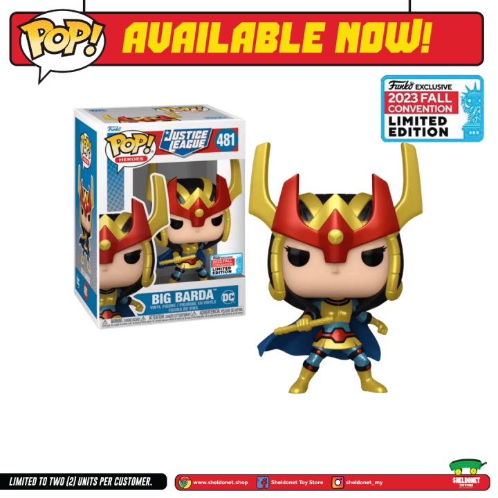 Funko Pop! Heroes: Justice League - Big Barda [Fall Convention ...