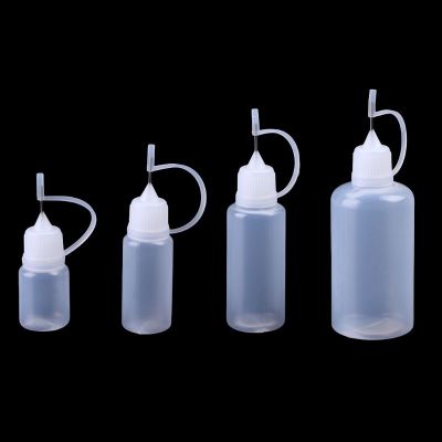 【YF】♧☈  5ml/10ml/20ml/50ml Needle  Bottle Applicator Quilling Plastic Dropper Bottles 28ED