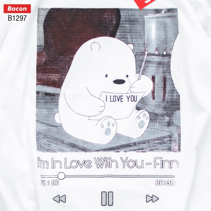 เสื้อยืดแฟชั่น-ลายน้อนหมีขาว-i-love-you