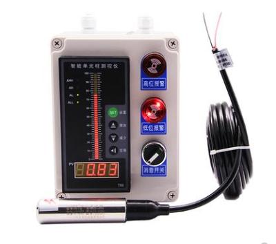 gas liquid Water Level Display Controller Input Liquid Level Transmitter 4-20mA Fire Water Tank Level Meter Sensor Probe Box