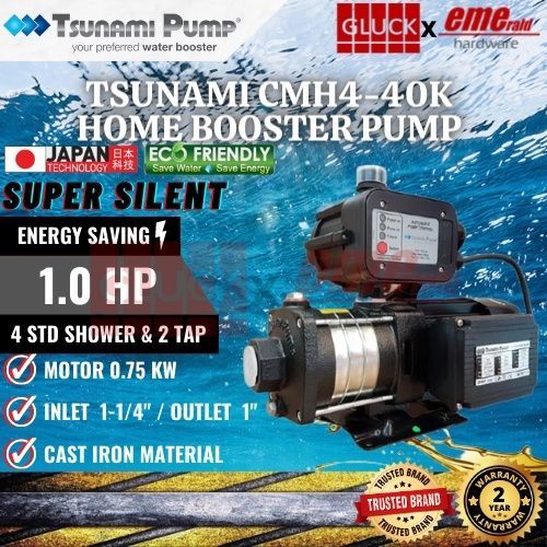 Tsunami Home Water Pump Auntomatic Cmh4 40 K 1hp Suitable For 4