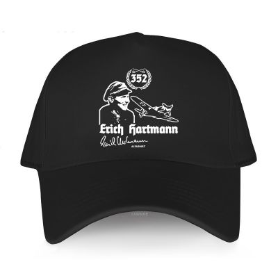 Brand Casual Baseball Cap balck luxury hat for Men Erich Hartmann Me109 Luftwaffe Ritterkreuz women classic fashion caps sunhat
