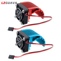 Lzguava RC พัดลมทำความเย็น40X40Mm พัดลมทำความเย็นโลหะอะไหล่ทดแทนสำหรับเครื่องยนต์รถ RC 1515 812 T8 K80 K82อะไหล่