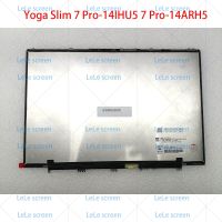 อะไหล่สำหรับ Lenovo Ideapad Yoga แบบบาง7 Pro-14IHU5 7 Pro-14ARH5หน้าจอแอลซีดี5D11D19217 5D10S39669ประกอบโดยไม่ต้องสัมผัส