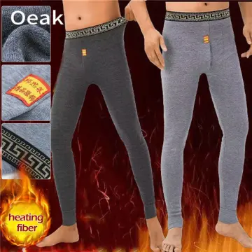 Shop Mens Thermal Long Johns Fleece Line Winter Leggings with great  discounts and prices online - Jan 2024