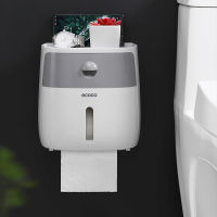 Bathroom Trp Toilet Brush Waterproof Toilet Paper Holder Trash Can Clean Tool And Storage Box Accessories Dustbin Basket