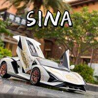 A118 Lanbor SINA กีฬาของเล่นรถรุ่น Alloy Diecasts จำลอง Scale โลหะรุ่นรถเสียงของเล่นสำหรับเด็กของที่ระลึก GiftM