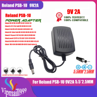 9V แหล่งจ่ายไฟ AC Adapter สำหรับ PSB-120 PSB-1U Roland PCB-120 ASB-120 ACF-120 ACK-120 ACI-120 VG-99 GT-10 SPD-SX AX-09 FA-06 SP-404คีย์บอร์ดสาย (10ฟุต)