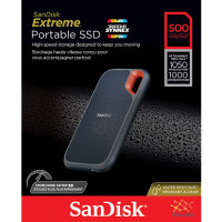 SanDisk Extreme Portable SSD V2 (SDSSDE61-500G-G25) 500GB อ่านสูงสุด 1,050 MB/s เขียนสูงสุด 1,000 MB/s รับประกัน Synnex 5 ปี HDD Harddisk ฮาร์ดดิสก์ External SSD USB 3.2 GEN2