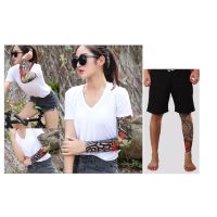 1PC Fashion Tattoo Sleeve Cool Arm Sleeve Ice Skin Plus Sun Fishing Cycling Running Bicycle Outdoor UV Sun Protection