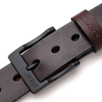 Men Belt 3.8เซนติเมตรผู้ชายเข็มขัดหนังวัวแท้แฟชั่นผู้ชายสบายๆเข็มขัดกางเกงกางเกงยีนส์ขาหัวเข็มขัดเข็มขัดสำหรับผู้ใหญ่110-130เซนติเมตร