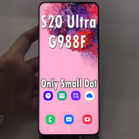 จอ LCD แบบอัลตร้า S20 SAMSUNG Galaxy G988F สำหรับผู้ชาย SM-G9880 G988W หน้าจอสัมผัสแบบเปลี่ยนได้สำหรับ S20U