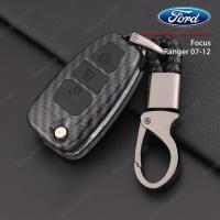 (KLNU) life เคสเคฟล่ากุญแจรีโมทรถยนต์ Ford Focus / Ranger 07-12 / Car key Case