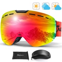 MAXDEER Ski Goggles Glasses Skiing Eyewear Men Women Double Layers Lens UV400 Protection Anti-fog Snow Glasses Snowboard Goggles