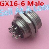 1pcs/lot L106 GX16 6 Pin Male Circular Socket Diameter 16mm Wire Panel Aviation Connector Sell At A Loss USA Belarus Ukraine