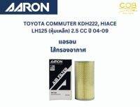 AARON กรองอากาศ TOYOTA COMMUTER KDH222, HIACE LH125 (หุ้มเหล็ก) 2.5 CC ปี 04-09 แอรอน ไส้กรองอากาศ โตโยต้า คอมมิวเตอร์ , ไฮเอช