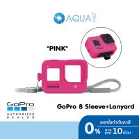 GoPro Sleeve+Lanyard GoPro Hero 8 Black Pink สีชมพู (เคส + สายคล้อง GoPro Hero 8 Black) เคสซิลิโคนกันกระแทก ของโกโปรแท้