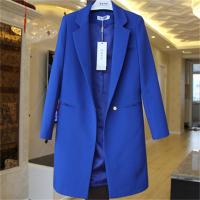 Women Casual suit spring and autumn coat female spring new womens long section small suit large size womens jacket Wild trend
