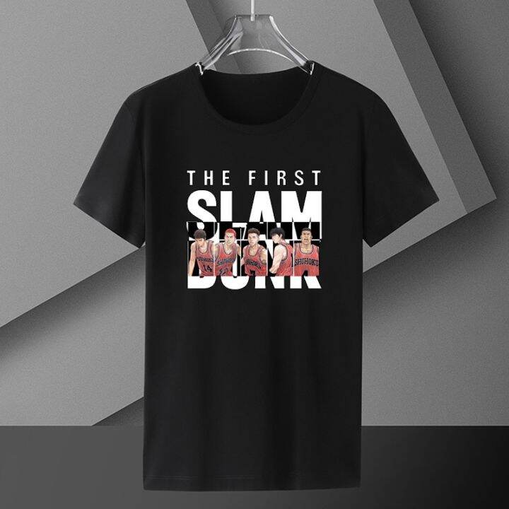 ข้อเสนอพิเศษ-tshirt-t-shirt-manches-courtes-homme-streetwear-unisexe-mignon-avec-dessin-anim-japonais-slam-dunk-harajuku-s-5xl-s-5xl