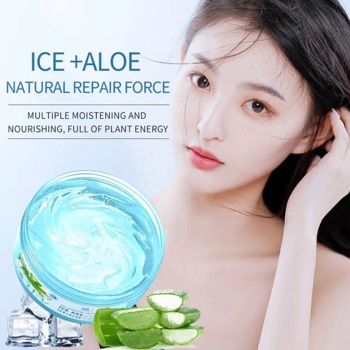 Original! DW Aloe Vera & ICE Soothing Gel Moisturizing Brightrning ...