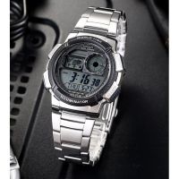 นาฬิกา Casio รุ่น AE-1000WD-1A นาฬิกาผู้ชาย สายแสตนเลส Wold time - ของแท้ประกันศูนย์ CMG 1 ปีเต็ม