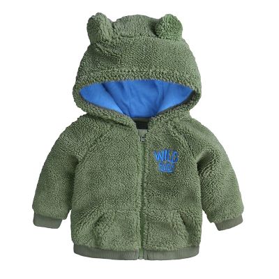 2020 New Born Baby Clothes Autumn Winter Hoodie Jacket Infant Baby Boys Girls Cute Cartoon Coat Thickening Warm Lamb Velvet Coat