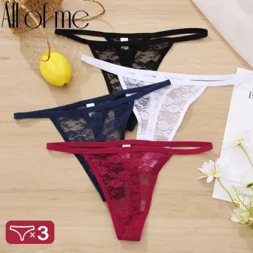 AllOfMe 3PCS/Set Women's Panties Sexy Underwear Lace Panties