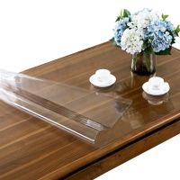 Waterproof PVC Transparent Tablecloth Soft Glass Rectangle table Oil proof cloth Table Cover Decor Kitchen Table cloth