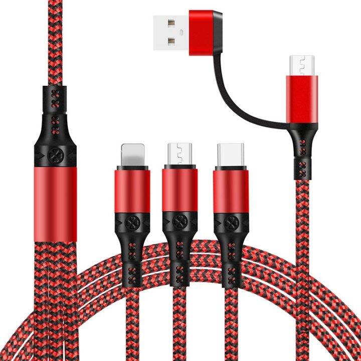 hot-ruxmmmlhj-566-5in-1-usb-สายสำหรับ-iphone-ที่ชาร์จความเร็วสูงสายชาร์จสำหรับโทรศัพท์ไมโคร-usb-usb-โทรศัพท์ประเภท-c-โทรศัพท์ชาร์จสำหรับ-ipad