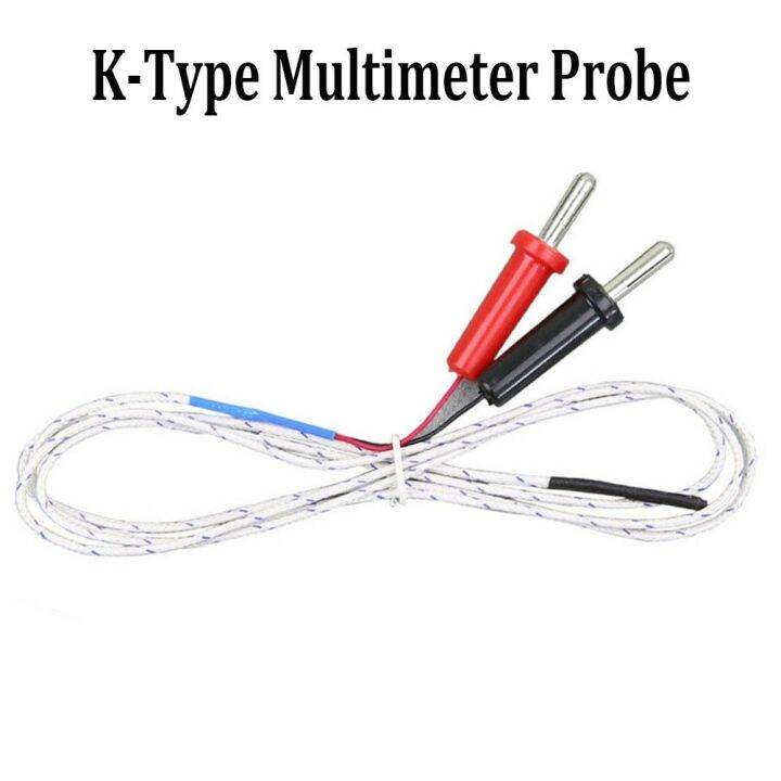 Temperature Thermocouple Probe Multimeter Probe WRN01A Probe Banana