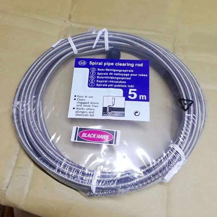 hao123 Drain Auger Clearing Rod Declogger Pipe 1/4 3/8 Blackhawk