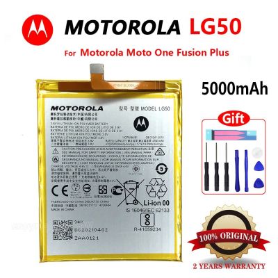 Original แบตเตอรี่ Motorola Moto One Fusion Plus / One Fusion+ battery (LG50 )5000mAh + ฟรีเครื่องมือ รับประกัน 3 เดือน...