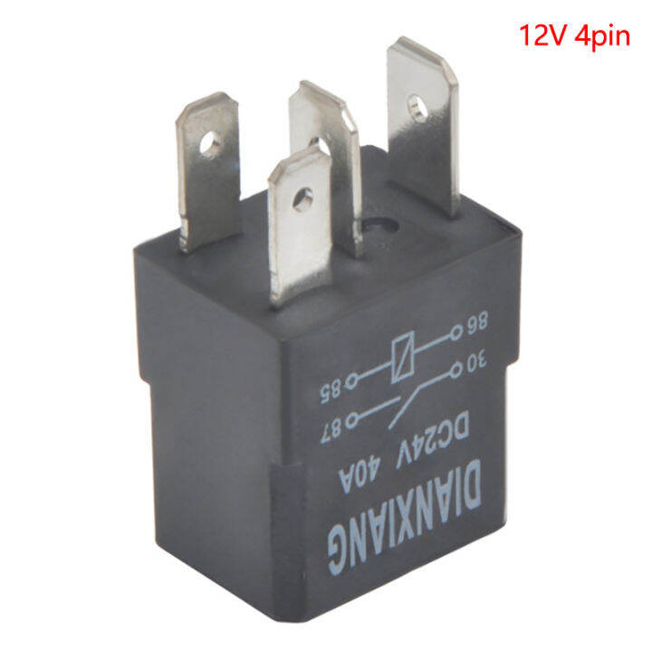 Canhtq Automotive Relay 40A 12V 24V 4 5 Pin Small Waterproof Relay