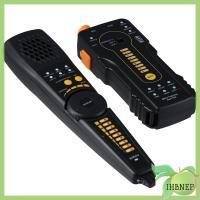 IHBNEP เครื่องทดสอบสายเคเบิลเครือข่ายสีดำ RJ11พลังงานแบตเตอรี่ RJ45สายโทนเนอร์สายแลนอีเทอร์เน็ตสายติดตามทดสอบสายเคเบิล