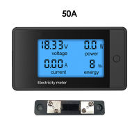 DC8-100V 20A 100A LCD Digital Volt Watt Power Meter Ammeter Voltmeter Voltage Meter Energy Voltmeter Ammeter วัตต์ Kwh Meter