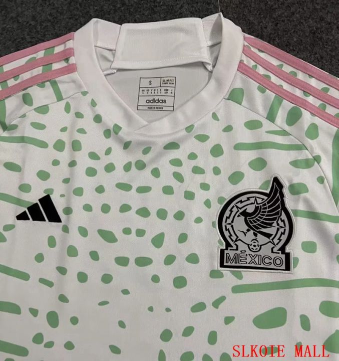 เสื้อเชิ้ตเสื้อแข่งฟุตบอลคุณภาพแบบไทย23-24เสื้อซ้อมกีฬาเม็กซิโก