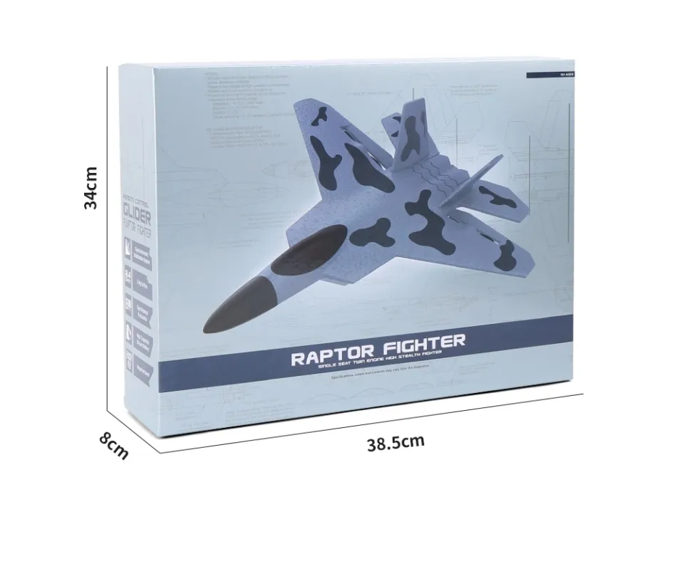 Brinquedo De Avião Modelo 2.4g Com Controle Remoto Su-57